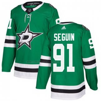 Camiseta Hockey Nino Dallas Stars Tyler Seguin Primera Autentico Verde