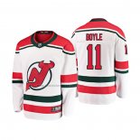 Camiseta Hockey Nino New Jersey Devils Brian Boyle Alterno Breakaway Blanco