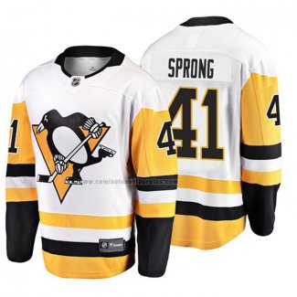 Camiseta Hockey Pittsburgh Penguins Daniel Sprong 2019 Segunda Breakaway Blanco