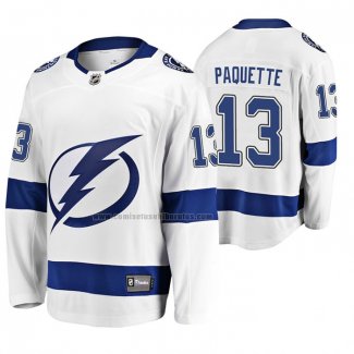 Camiseta Hockey Tampa Bay Lightning Cedric Paquette Breakaway Blanco