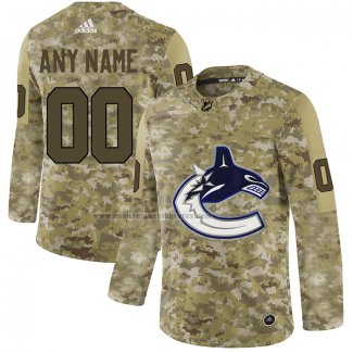 Camiseta Hockey Vancouver Canucks Personalizada 2019 Camuflaje