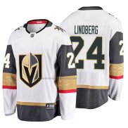 Camiseta Hockey Vegas Golden Knights Oscar Lindberg 2019 Segunda Breakaway Blanco