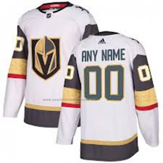 Camiseta Hockey Vegas Golden Knights Personalizada Segunda Blanco