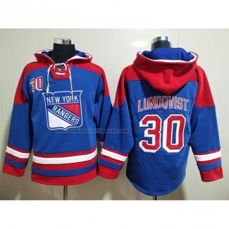 Sudaderas con Capucha New York Rangers Henrik Lundqvist Azul