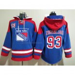 Sudaderas con Capucha New York Rangers Mika Zibanejad Azul