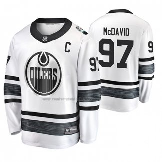 Camiseta Hockey 2019 All Star Edmonton Oilers Connor Mcdavid Blanco