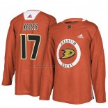 Camiseta Hockey Anaheim Ducks Ryan Kesler New Season Practice Naranja