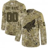 Camiseta Hockey Arizona Coyotes 2019 Salute to Service Personalizada Camuflaje