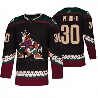 Camiseta Hockey Arizona Coyotes Calvin Pickard Alterno Negro