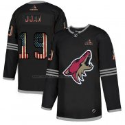 Camiseta Hockey Arizona Coyotes Shane Doan 2020 USA Flag Negro