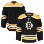 Camiseta Hockey Boston Bruins Primera Autentico Pro Negro