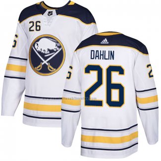 Camiseta Hockey Buffalo Sabres Rasmus Dahlin Road Autentico Blanco