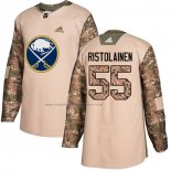 Camiseta Hockey Buffalo Sabres Rasmus Ristolainen Autentico 2017 Veterans Day Camuflaje