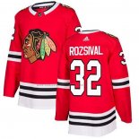 Camiseta Hockey Chicago Blackhawks Michal Rozsival Primera Autentico Rojo