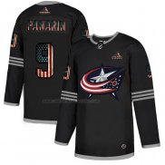 Camiseta Hockey Columbus Blue Jackets Artemi Panarin 2020 USA Flag Negro