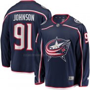 Camiseta Hockey Columbus Blue Jackets Kent Johnson Primera Breakaway Azul