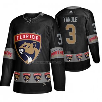 Camiseta Hockey Florida Panthers Keith Yandle Breakaway Negro