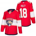 Camiseta Hockey Florida Panthers Micheal Haley Autentico Primera 2018 Rojo