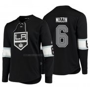 Camiseta Hockey Los Angeles Kings Jake Muzzin Platinum Negro