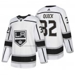 Camiseta Hockey Los Angeles Kings Jonathan Quick Autentico Segunda 2018 Blanco