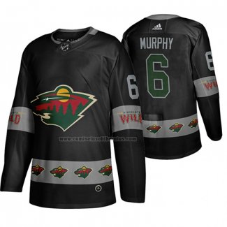 Camiseta Hockey Minnesota Wild Ryan Murphy Breakaway Negro