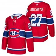 Camiseta Hockey Montreal Canadiens Alex Galchenyuk Autentico Primera 2018 Rojo