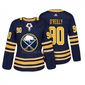 Camiseta Hockey Mujer Buffalo Sabres Ryan O'Reilly Autentico Jugador Azul