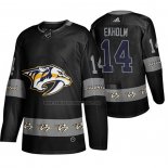 Camiseta Hockey Nashville Predators Mattias Ekholm Breakaway Negro