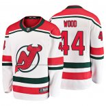 Camiseta Hockey New Jersey Devils Miles Wood Alterno Breakaway Blanco