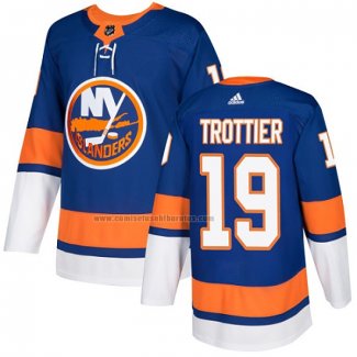 Camiseta Hockey New York Islanders Bryan Trottier Primera Autentico Azul