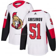 Camiseta Hockey Ottawa Senators Artem Anisimov Road Autentico Blanco