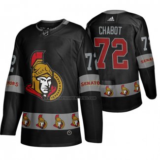 Camiseta Hockey Ottawa Senators Thomas Chabot Breakaway Negro