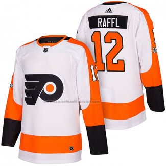 Camiseta Hockey Philadelphia Flyers Michael Raffl Autentico Segunda 2018 Blanco