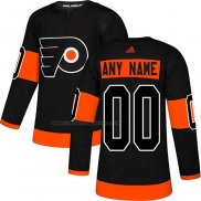 Camiseta Hockey Philadelphia Flyers Personalizada Alterno Autentico Negro