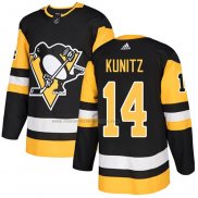 Camiseta Hockey Pittsburgh Penguins Chris Kunitz Primera Autentico Negro