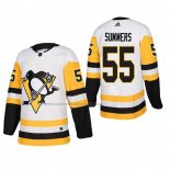 Camiseta Hockey Pittsburgh Penguins Chris Summers Segunda Autentico Jugador Blanco