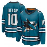 Camiseta Hockey San Jose Sharks Anthony Duclair Primera Breakaway Verde