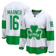 Camiseta Hockey Toronto Maple Leafs Mitch Marner St. Patricks Alterno Premier Breakaway Blanco