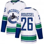 Camiseta Hockey Vancouver Canucks Antoine Roussel Segunda Autentico Blanco