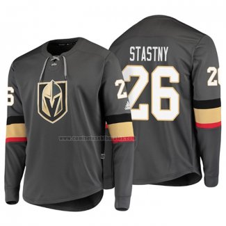 Camiseta Hockey Vegas Golden Knights Paul Stastny Platinum Gris