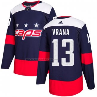 Camiseta Hockey Washington Capitals Jakub Vrana Autentico 2018 Stadium Series Azul