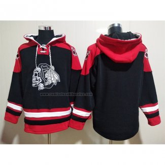 Sudaderas con Capucha Chicago Blackhawks Negro