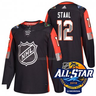 Camiseta Hockey 2018 All Star Minnesota Wild Eric Staal Autentico Negro