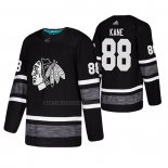 Camiseta Hockey 2019 All Star Chicago Blackhawks Patrick Kane Negro