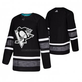 Camiseta Hockey 2019 All Star Pittsburgh Penguins Blank Negro