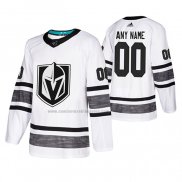 Camiseta Hockey 2019 All Star Vegas Golden Knights Personalizada Blanco