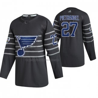 Camiseta Hockey 2020 All Star St. Louis Blues Jake Allen Primera Autentico Azul