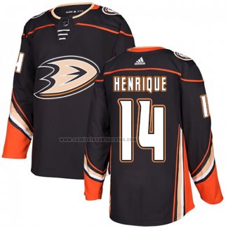 Camiseta Hockey Anaheim Ducks Adam Henrique Primera Autentico Negro