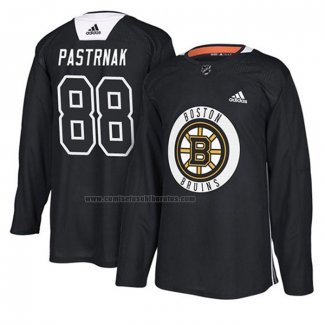 Camiseta Hockey Boston Bruins David Pastrnak New Season Practice Negro