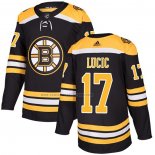 Camiseta Hockey Boston Bruins Lucic 2019 Dia del Padre Autentico Negro